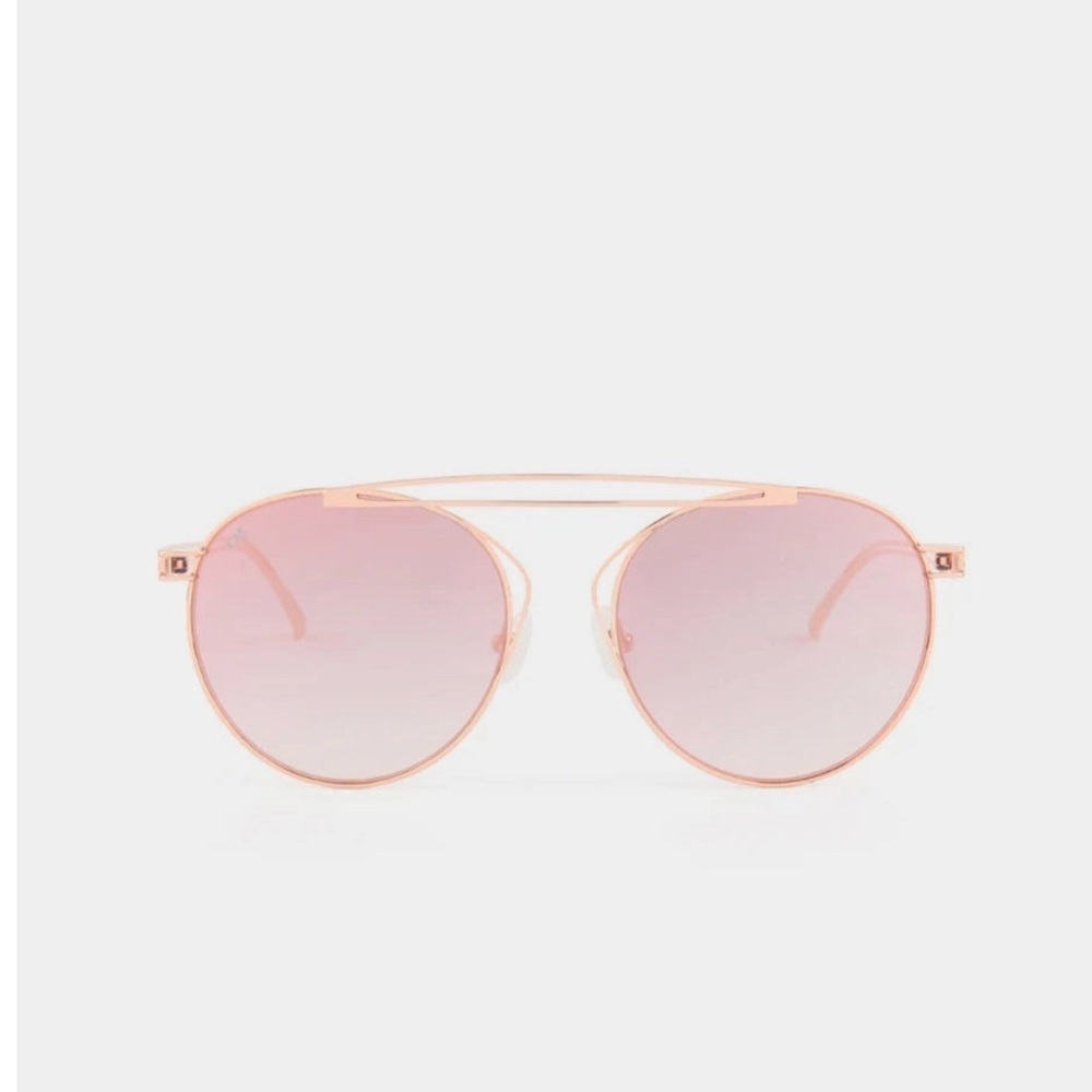 For Art’s Sake T-Shirt Rose Mirrored Aviator Sunglasses